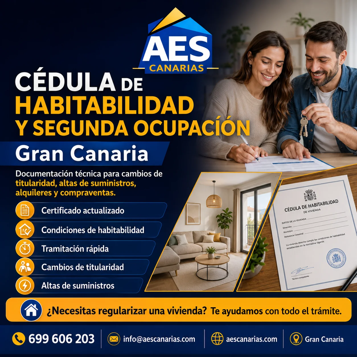 Cédula de habitabilidad y segunda ocupación