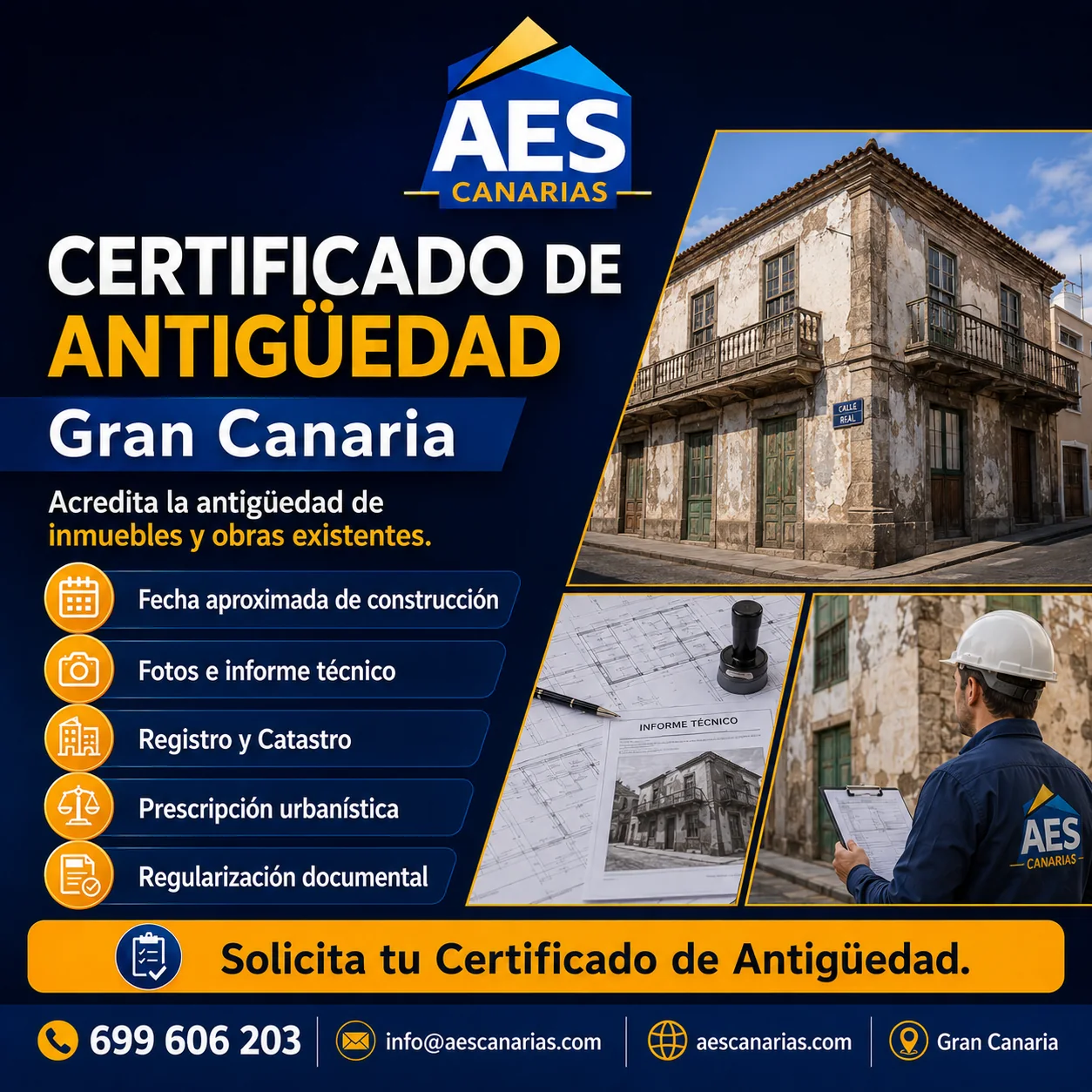 Certificado de antigüedad de vivienda o edificación