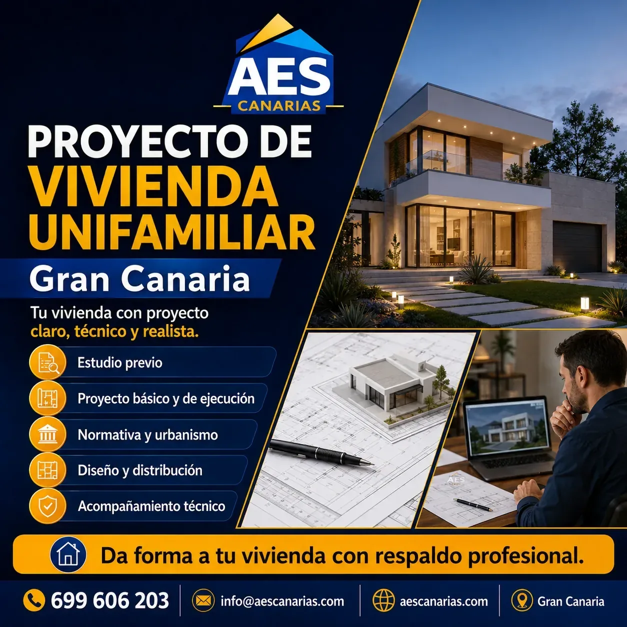 Proyecto de vivienda unifamiliar